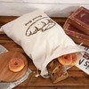 Set of 2 Linen Bread Bags with TPU Inner Lining