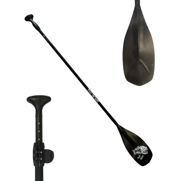Blue Planet 2-Piece Adjustable Oval Shaft SUP Paddle with Kai