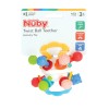 Nuby Textured Twist Ball Baby Teether Infant Toy with Colorful