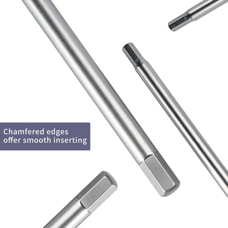 JIOGOWISE 10PCS Metric 3-Way T-type Hex Wrench Set,T-handle Sliding Top
