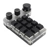 Programmable Keyboard with RGB 3 Knob 12 Keys 2.4G USB