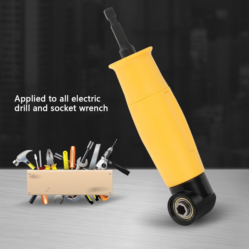 Drill Adapter 90° Angle Hex Shank Right Angle Driver Extension