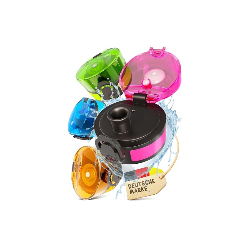 Funkelfuchs® - Replacement lid for drinking bottle 500 ml (pink)