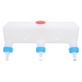 Yardwe Lamb and Pig Milk Feeder with 3 Pacifier Nipples 3L Plastic Bottle for Baby Goats Piglets and Lamb Feeding Farm Livestock Equipment