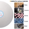 sourcing map Diamond Flat Lap Disc 8" x 1/2" Arbor