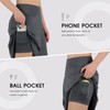 ANIVIVO Women's 21" Knee Length Skorts Golf Tennis Skirt Activity