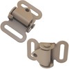 LUORNG 2PCS Quick Tension Buckle Webbing Adjustable Anti Slip Buckle