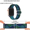 Compatible for ANDFZ Smartwatch Band, Lamshaw Stretch Elastics Nylon Adjustable