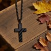 13 Years Old Birthday Gifts for Men, Black Cross Necklace