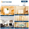icicar 12 Pack 6 Inch LED Recessed Ceiling Lights, Dimmable