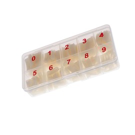 Healeved 500pcs Nail Tips Artificial False Nails Tips Fake Nail Art Supplies for Nail Salons and Self Nail Art Making