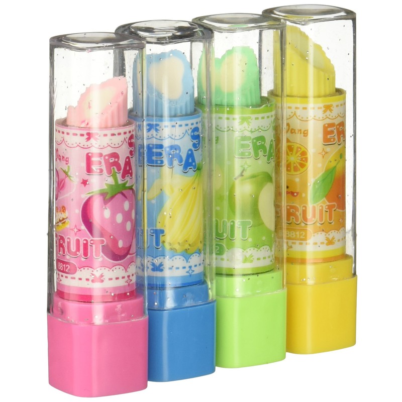 U.S. Toy 4359 Lipstick Shaped Erasers