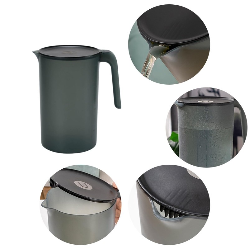 Plastic Jug with Lid, Water Jug Plastic Jug 2.5 L,