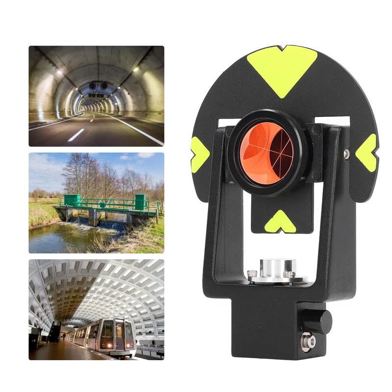 FDC064 Mini Prism Reflector K9 Glass High Accuracy Portable Surveying