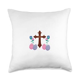 Palm Sunday Throw Pillow, 18x18, Multicolor