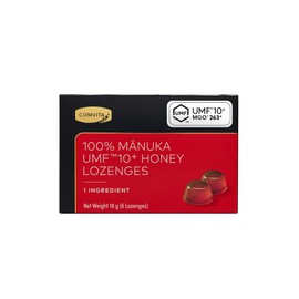 SuperfoodUK ComvitaManuka Honey Lozenges UMF 10+ | MGO 263+ Certified | Natural Throat Soothing & Immune Support | No Added Sugar | 6 Lozenges | from SuperfoodUK