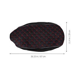 VICASKY Motorcycle Seat Cover 3D Honeycomb Mesh Cushion Cover with Elastic Band Breathable Anti-Slip Seat Protector for Scooter Moped Sun Protection XL 26.37 X 11.