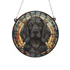 Image Industry Cocker Spaniel Black Stained Glass Effect Suncatcher -