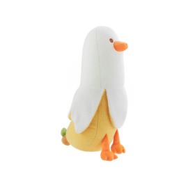 OPHRBU Banana Duck Plush Toy,27.5 in Cute Duck Banana Stuffed Animal Elastic Duck Plush Pillow,for Boys Girlfriend Adults Birthday Chrismas Thanksgiving Decor (White)