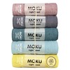 Moku Face Towels, 5-Piece Set, 13×39 inches, Made in Japan,