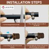 LECTO Rain Bird Drip Irrigation PVC Adapter, Universal Fit for