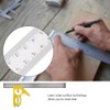 ANKROYU Combination Square, Stainless Steel Combination Angle Ruler, Adjustable Portable