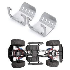 ZuoLan Stainless Steel Skid Plate Axle Protection Plate for Axial SCX10 II 90046 Upgrades 1/10th RC Crawler Car