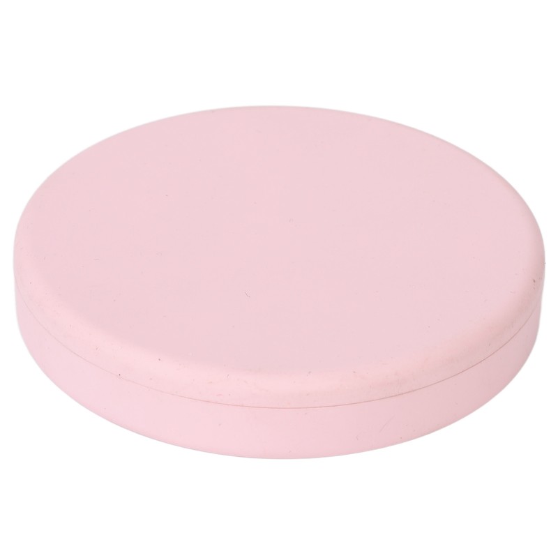 LED Compact Mirror Round Shape 3X Magnification Rechargeable Double Sided
