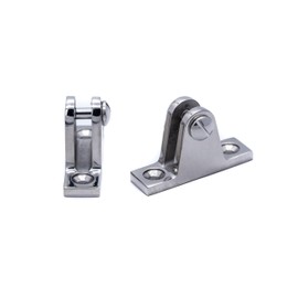 2pcs Bimini Deck Hinge Mount 90° Stainless Steel Marine Grade Boat Fitting
