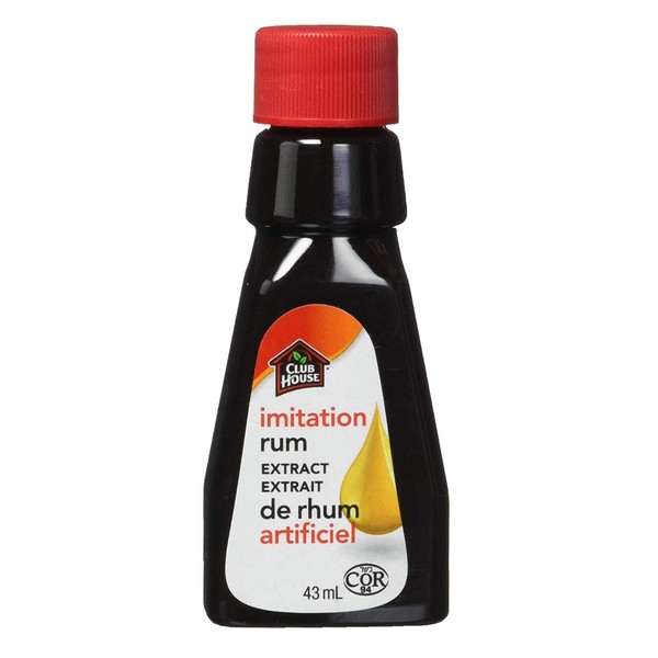 Club House, Quality Baking & Flavouring Extracts, Imitation Rum, 43ml