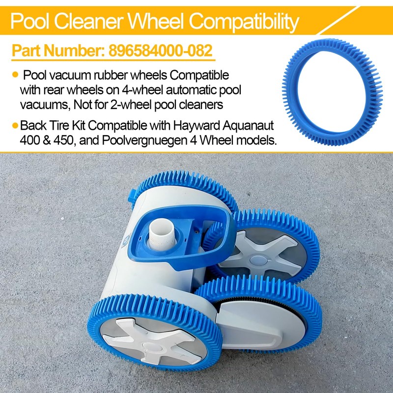 Pool Cleaner Tire Combo Kit for Hayward Pool Vacuums fit