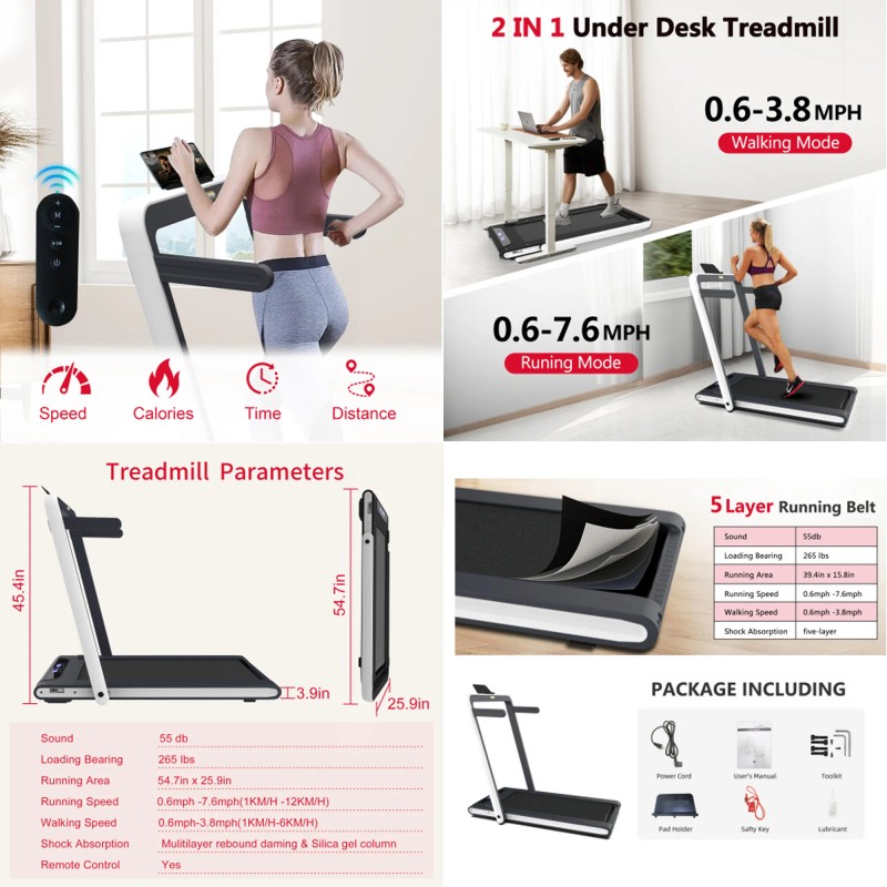 DISSOLVED New Equipment Semi-Commercial Treadmill Multifunction Unisex Folding Incline Treadmill