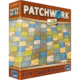 Lookout Games Patchwork Board Game - an Interactive Two-Player Quilting Puzzle Strategy Game by Uwe Rosenberg, Fun for Kids & Adults, Ages 8+, 2 Players, 30 Minute Playtime