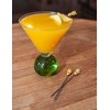 Beaumont Gold Plated Pineapple Cocktail Picks - Pack of 10