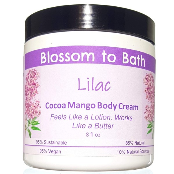 Lilac Cocoa Mango Body Cream (8 Ounce) - Phthalate Free