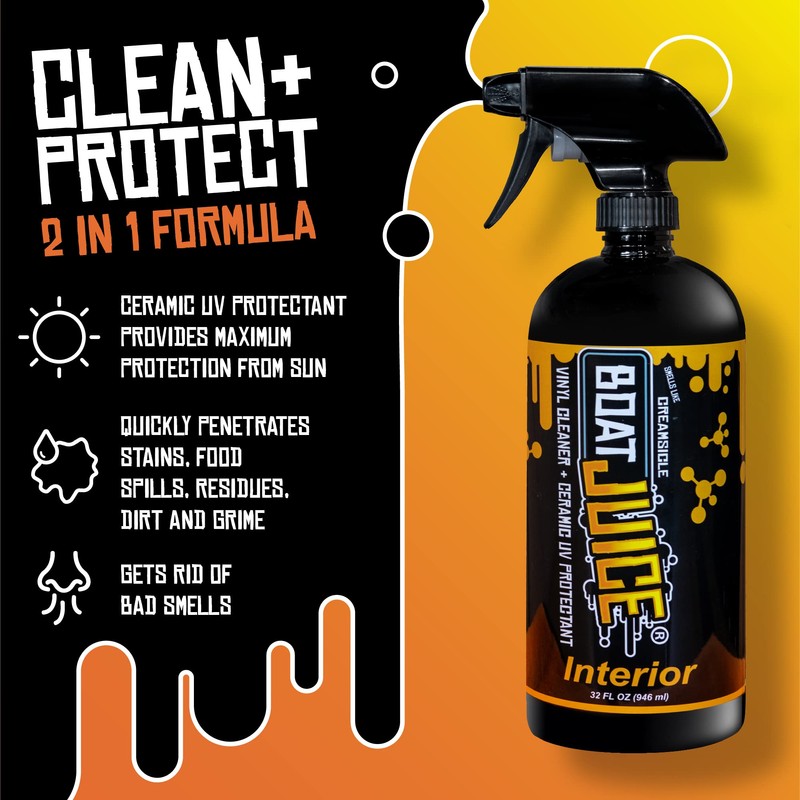 Boat Juice 2in1 Interior Boat Cleaner & Protectant | Vinyl