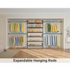 Timate P3 PLUS Closet System, Expandable Wall Mounted Closet with