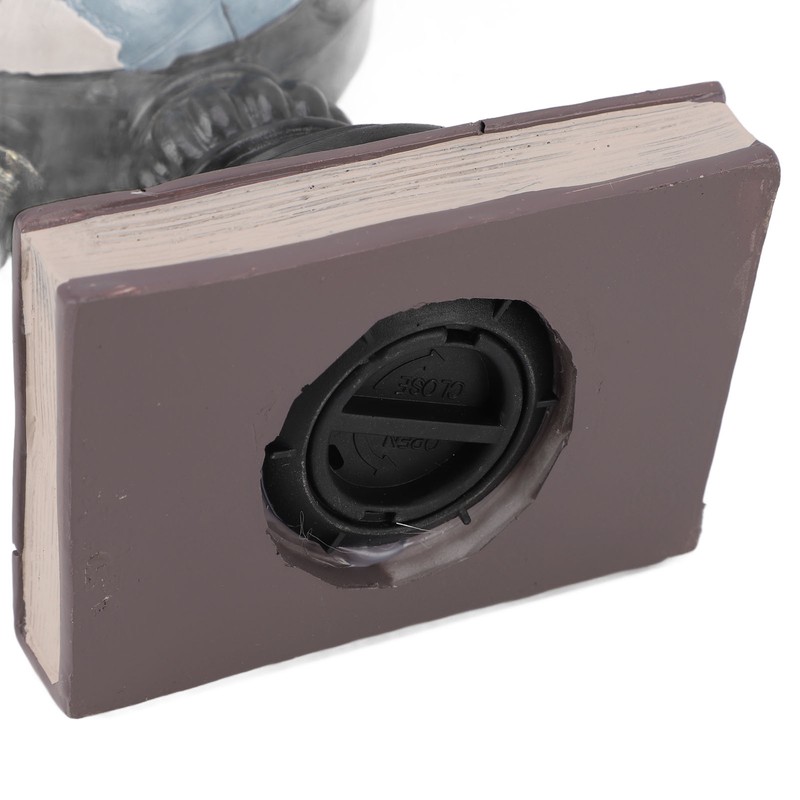 Globe Clock Decorative Desk Ornament Resin World Map Clock with