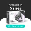 OWELL Black Nitrile Gloves, 4 Mil Medical Exam Gloves, Black