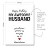 Birthday Card for My Awesome Husband