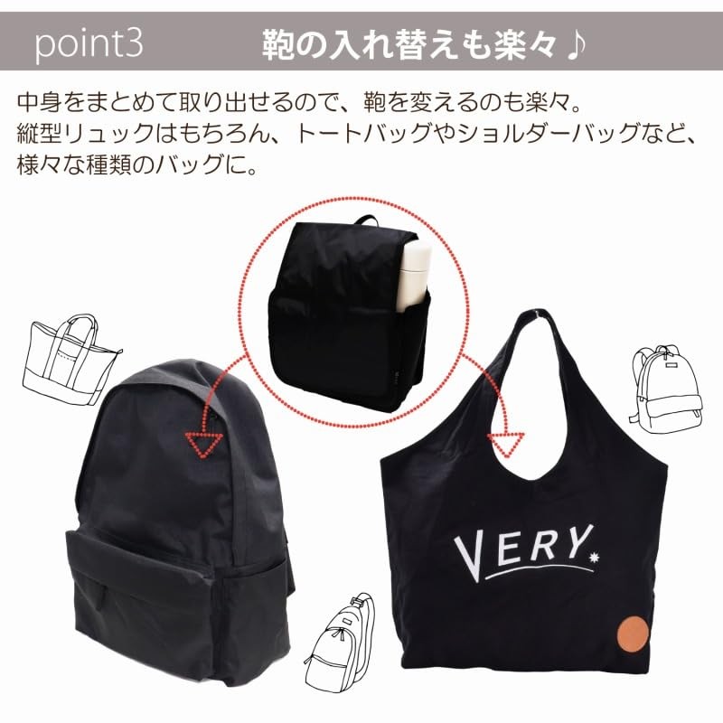 Bag-in-Bag, Backpack-In Bag, Lightweight, Vertical, Large Capacity, Keyring, Smaller, Large,