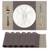 RISVOWO Washable Place Mats Set of 6 Wipe Clean Place