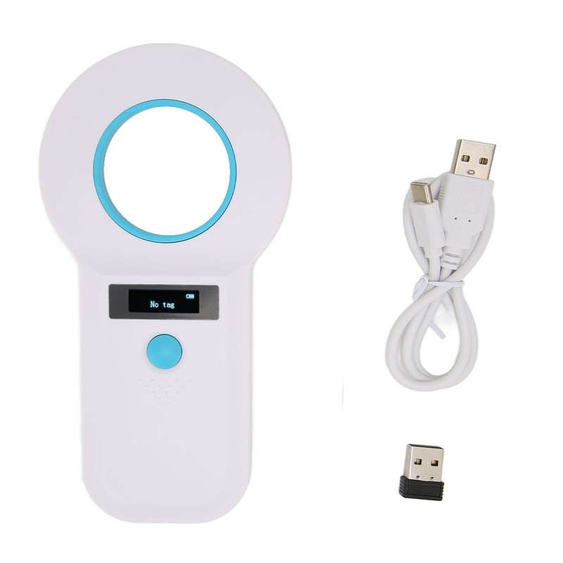 Microchip Scanner Wireless 2.4G Connection USB Charging Clear Display Stable