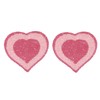 LEOMOSTE Shiny Sequin Nipple Cover Novelty Silicone Adhesive Pasties Bra