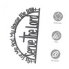 GLEAVI Metal Wall Decor Bible Scriptures Hanging Decoration Inspirational Home