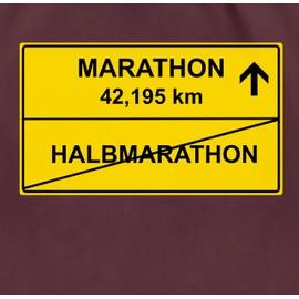 Shirtracer - Gym Bag Backpack - Hiking Running Jogging Accessories - Marathon, 3 Bordeaux red, Unit size