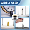 16-Piece Bicycle Valve Adapter Set, Bicycle Valve Set, French Flash