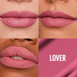 Maybelline Super Stay Matte Ink Liquid Lipstick Makeup, Long Lasting High Impact Color, Up to 16H Wear, Lover, Mauve Neutral, 1 Count, Packaging May Vary