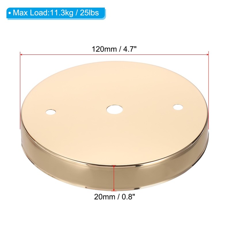 PATIKIL Ceiling Light Canopy Kit, 25 lbs Pendant Light Fixture