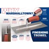 MARSHALLTOWN PermaShape Finishing Trowel, 14 x 5 Inch Flat Golden